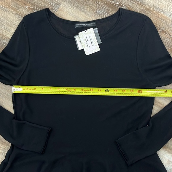 NWT Peruvian Connection Womens Black Morgan Top Lightweight Sweater Size L Basic - Picture 11 of 15